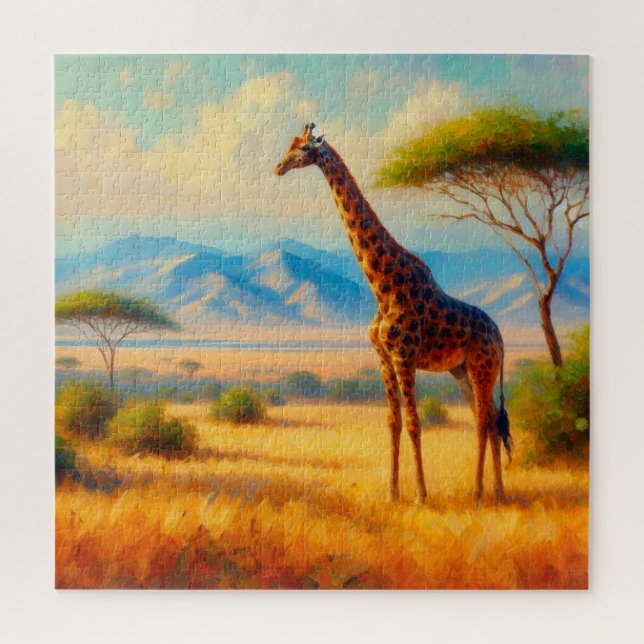 Quebra-cabeça Girafa (Vertical)