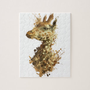 Quebra-cabeça Girafa da manhã