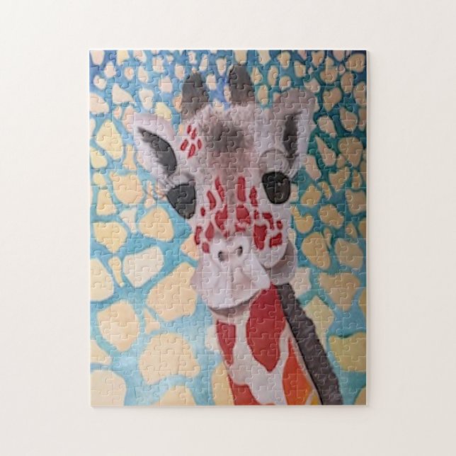 Quebra-cabeça Girafa da serra de vaivém (Vertical)