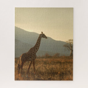 Quebra-cabeça Girafa na Savana