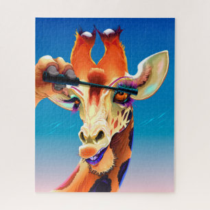 Quebra-cabeça Giraffe Glamor Girl