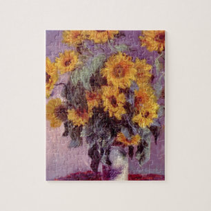 Quebra-cabeça Girassóis de Claude Monet //