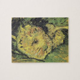 Quebra-cabeça Girassóis de Van Gogh - Arte Floral Amarelo Brilha