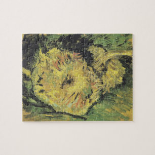 Quebra-cabeça Girassóis de Van Gogh - Arte Floral Amarelo Brilha