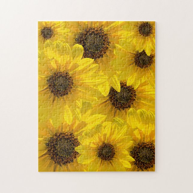 Quebra-cabeça Girassol com iluminação traseira (Helianthus) (Vertical)