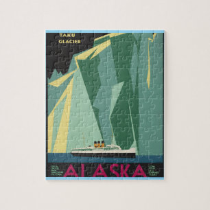 Quebra-cabeça "Glaciar Taku,' Greenwood, 1910-1959"