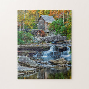 Quebra-cabeça Glade Grist Mill West Virginia