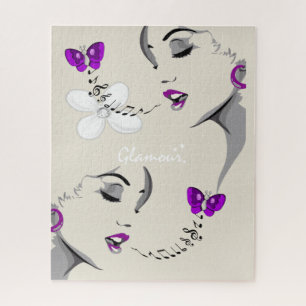 Quebra-cabeça Glamor Music Butterfly Music