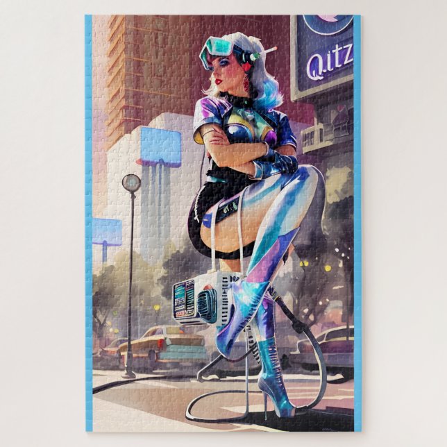Quebra-cabeça Glitz, Qitz e Glamor Ken Gage Art (Vertical)