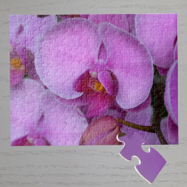 Quebra-cabeça Glóbulos Orquídeos Rosa Fotográficos Botânicos