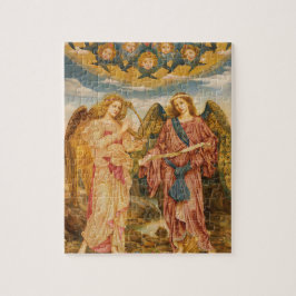 Quebra-cabeça Gloria in Excelsis (1893) por Evelyn De Morgan
