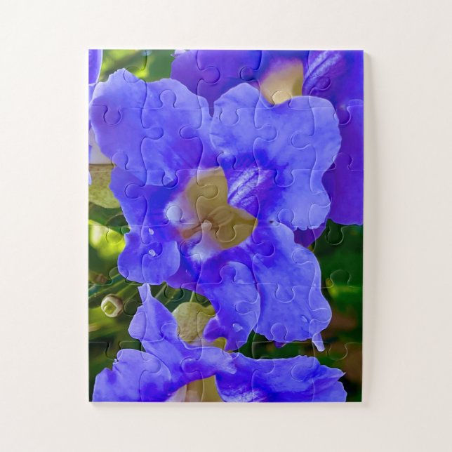 Quebra-cabeça Glória Thunbergia Azul (Vertical)