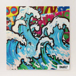 Quebra-cabeça Gnarly Surf Art