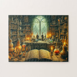 Quebra-cabeça Gnomes & Wizard's Study Guardians of Mystique
