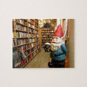 Quebra-cabeça Gnomo da biblioteca mim