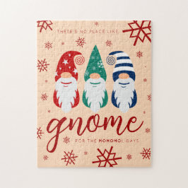 Quebra-cabeça Gnomo de Natal do Holidays Snowflakes
