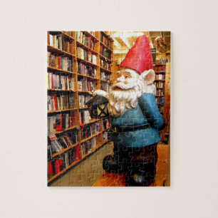 Quebra-cabeça Gnomo II da biblioteca