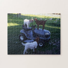 Quebra-cabeça Goat Kids como Mower