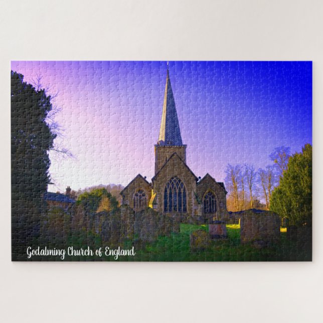 Quebra-cabeça Godalming Church Of England Midday (Horizontal)