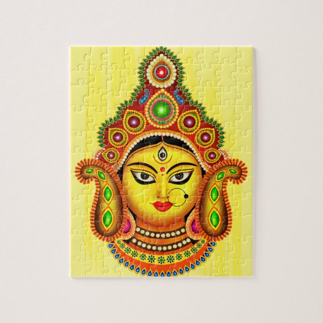 Quebra-cabeça Goddess Durga (Dussehra Festival) (Vertical)