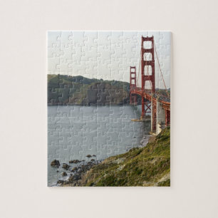 Quebra-cabeça Golden gate bridge com vista a Marin County