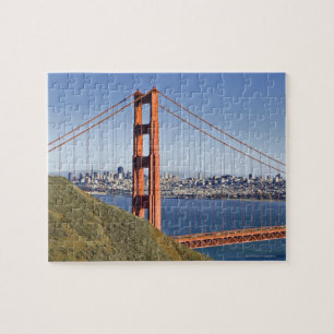 Quebra-cabeça Golden gate bridge e San Francisco.
