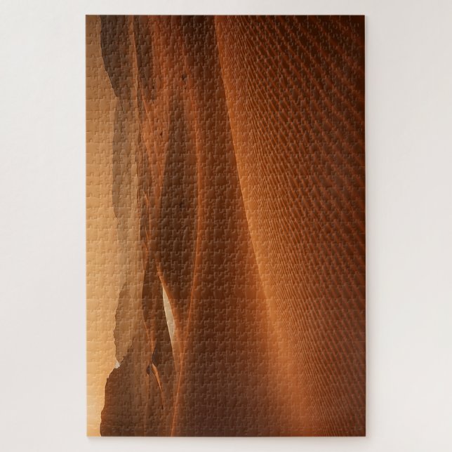 Quebra-cabeça Golden Serenity – Desert Landscape at Sunset (Vertical)