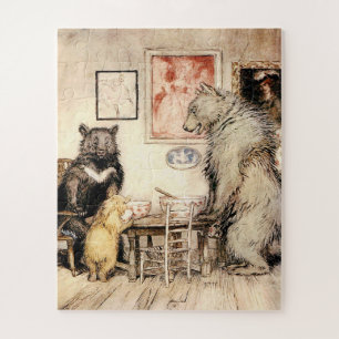 Quebra-cabeça Goldilocks e os Três Ursos de Arthur Rackham