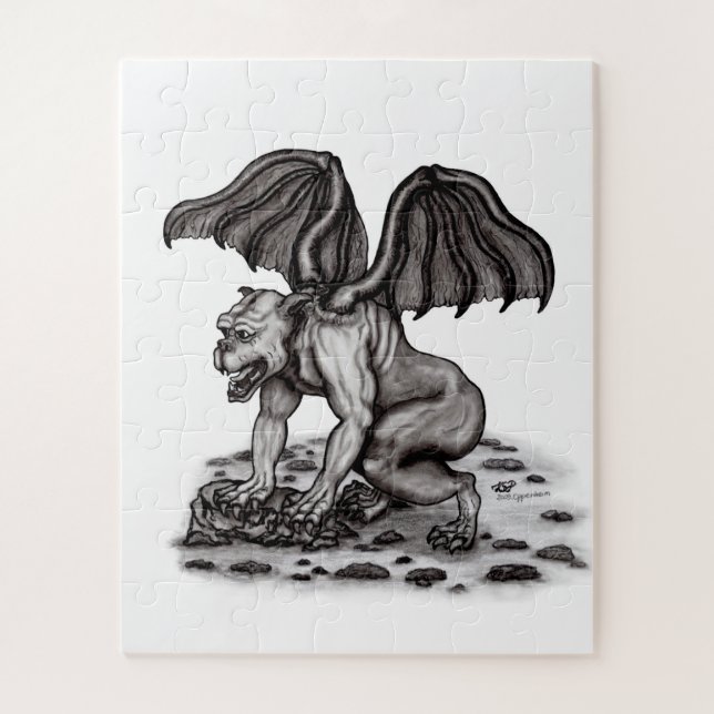 Quebra-cabeça Golem Gargoyle (Vertical)