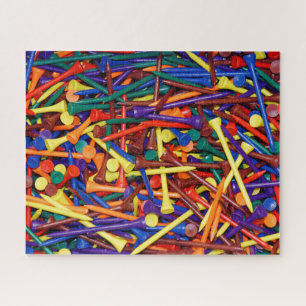 Quebra-cabeça Golfe Colorido Tee Jumble