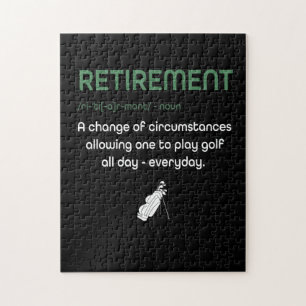 Quebra-cabeça Golfe de Reforma Engraçado - Presente de Golfista
