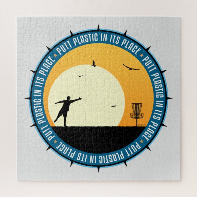 Quebra-cabeça Golfer de Disco (Vertical)