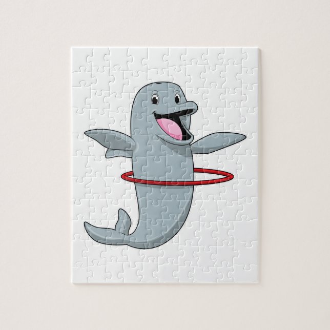 Quebra-cabeça Golfinho em Endurance, com pneus de Malhação.p (Vertical)