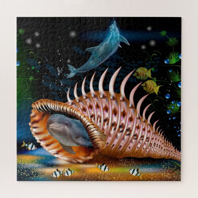 Quebra-cabeça Golfinhos (Horizontal)