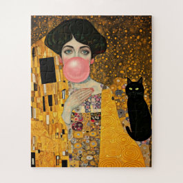 Quebra-cabeça Goma de bolhas rosa com goma de gato preto Gustav 