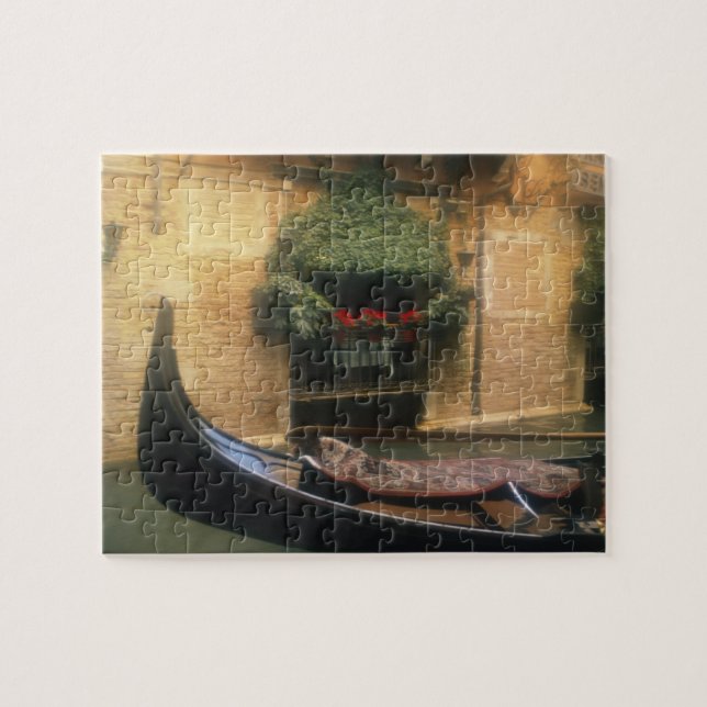 Quebra-cabeça Gondola e Restaurant, Veneza, Veneto, Itália (Horizontal)