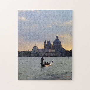 Quebra-cabeça Gondola veneziana ao pôr do sol - Itália
