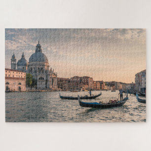 Quebra-cabeça Gôndolas do Canal de Veneza Itália