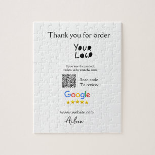 Quebra-cabeça Google revise o site do logotipo de negócios digit