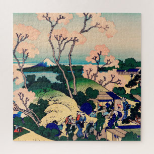 Quebra-cabeça Goten-Yama Hill, Shinagawa no Tokaido Japonês