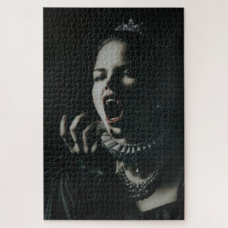 Quebra-cabeça Gothic Vampire Queen Jigsaw Puzzle – Dark Fantasy 