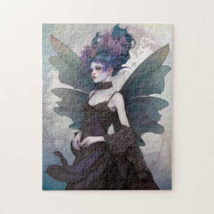 Quebra-cabeça Gótico Dark Fairy Girl Fantasy Art