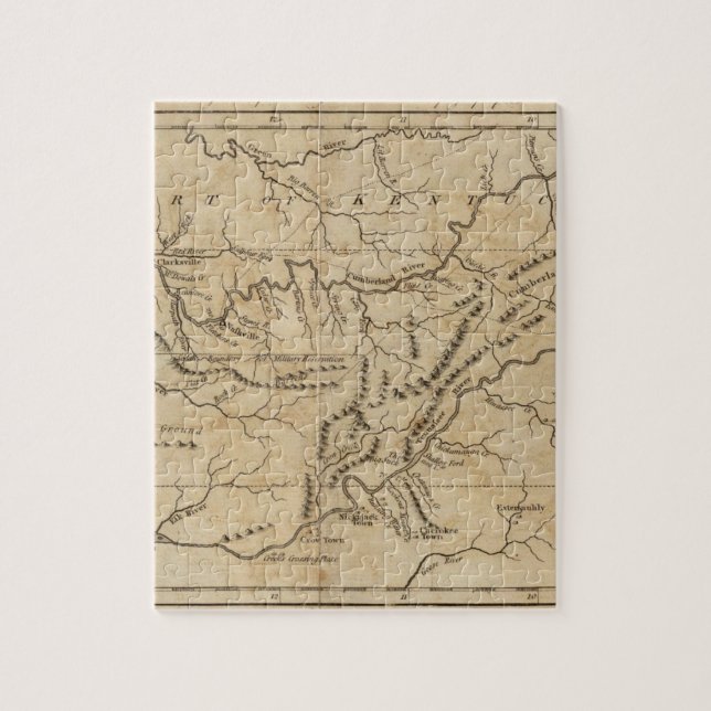 Quebra-cabeça Governo Tennessee (Vertical)