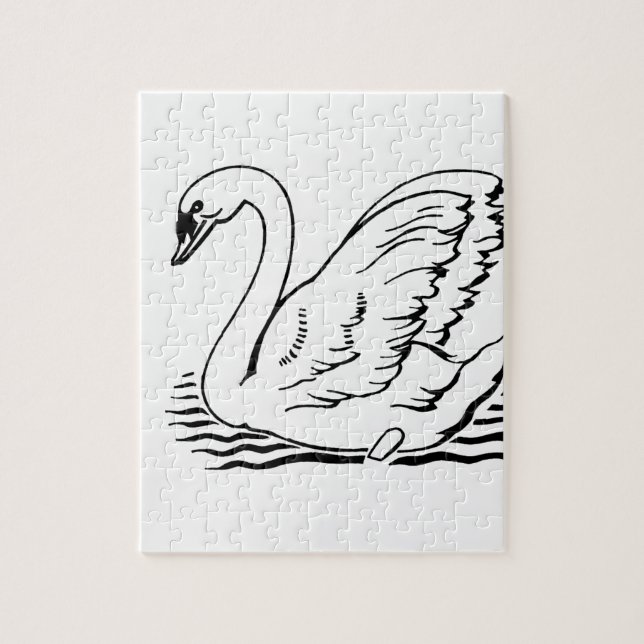 Quebra-cabeça Graceful Swan (Vertical)