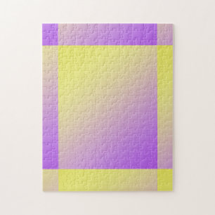 Quebra-cabeça Gradiente Abstrato de Amarelo a Roxo