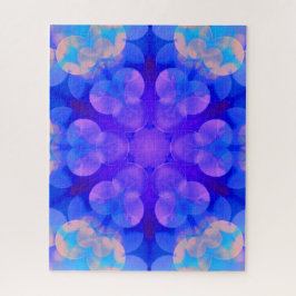 Quebra-cabeça Gradiente Azul e Cor-de-Rosa Pastel Bble Art