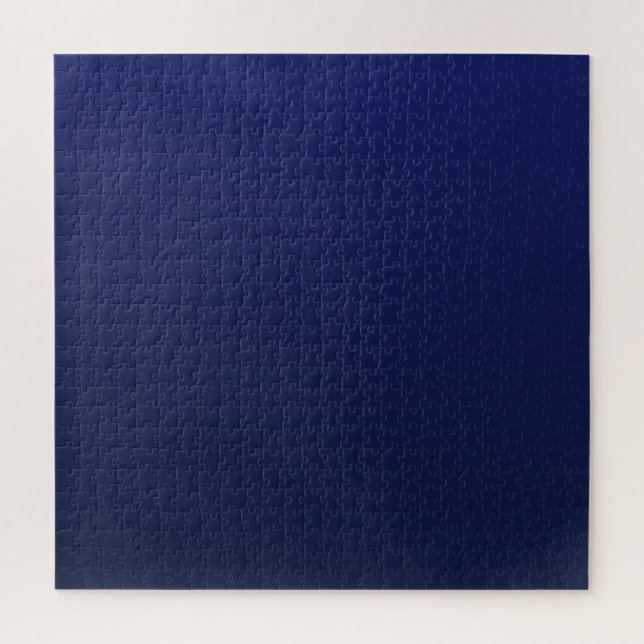 Quebra-cabeça Gradiente Azul-Marinho Azul Profundo (Vertical)