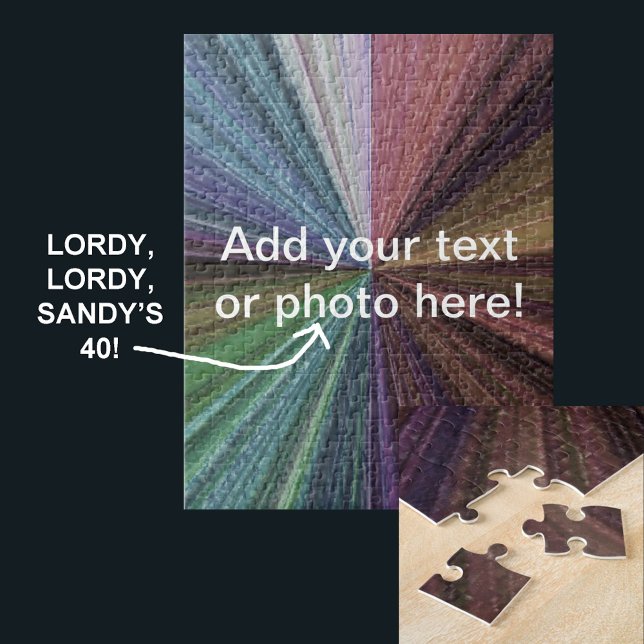 Quebra-cabeça Gradiente Circular Arco-íris Terrestre (Circular Gradient Earthy Rainbow Jigsaw Puzzle)