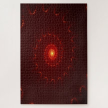 Gradiente de espiral vermelho fiery