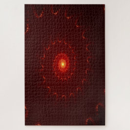 Quebra-cabeça Gradiente de espiral vermelho fiery